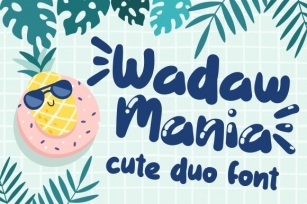 Wadaw Mania Font Download