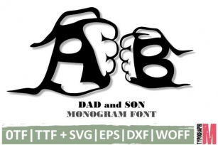 Dad and Son Font Download