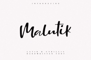 Malutik Font Download
