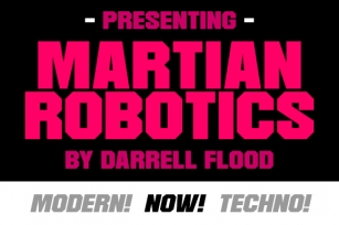 Martian Robotics Font Download