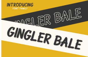 Gingler Bale Font Download