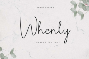 Whenly Font Download