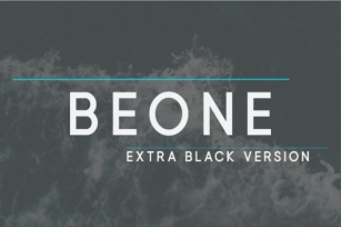 Beone Extra Black Font Download