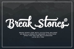 Break Stones Font Download