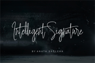 Intelligent Signature Font Download