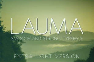 Lauma Extra Light Font Download