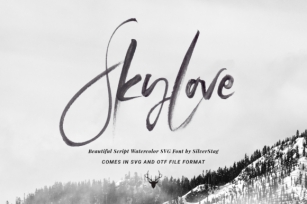 Sky Love Font Download