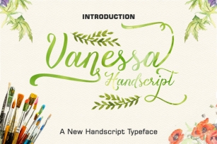 Vanessa Handscript Font Download
