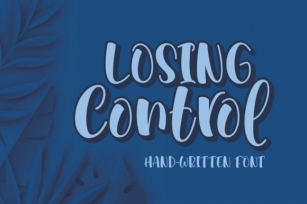Losing Control Font Download