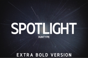 Spotlight Extra Bold Font Download