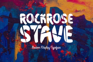 Rockrose Stave Font Download
