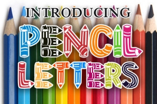 Pencil Letters Font Download