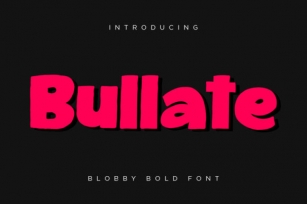 Bullate Font Download