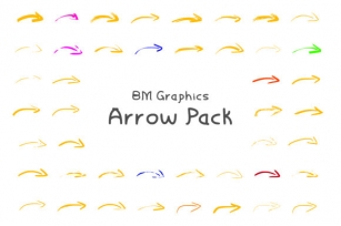 BM Graphics - Arrows Font Download