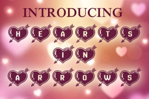 Hearts in Arrows Font Download