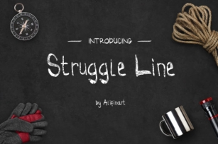 Struggle Line Font Download