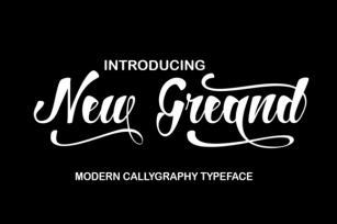 New Greand Font Download