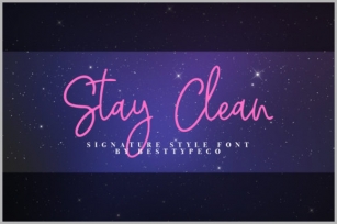 Stay Clean Font Download