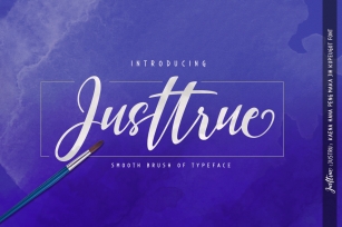 Justtrue Font Download
