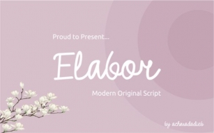Elabor Font Download