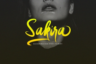 Sakira Script Font Download