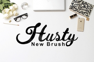 Husty Brush Font Download