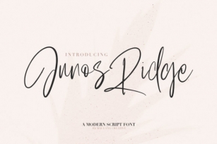 Junos Ridge Font Download