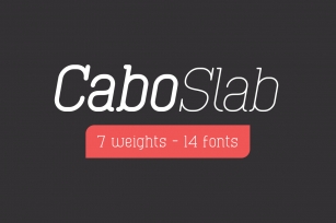 Cabo Slab Font Download