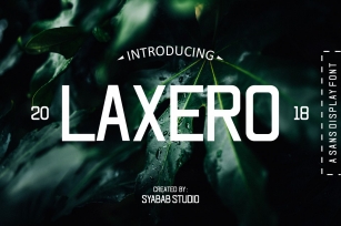 Laxero Font Download