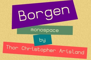 Borgen Monospace Font Download