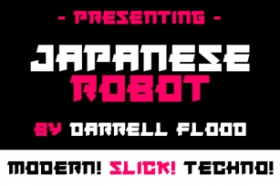 Japanese Robot Font Download