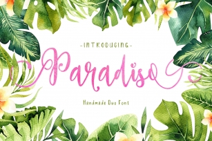 Paradiso Duo Font Download