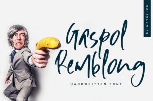 Gaspol Remblong Font Download