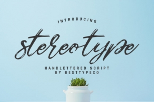 Stereotype Font Download