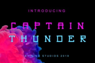 Captain Thunder Font Download