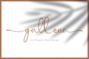 Galleria Font Download