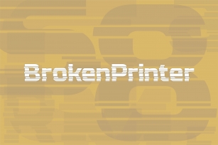 BrokenPrinter Font Download