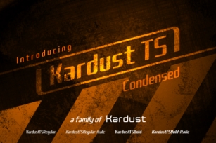 Kardust TS Font Download
