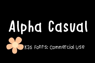 K26 Alpha Casual Font Download