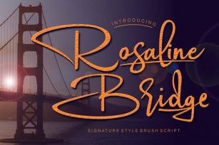 Rosaline Bridge Font Download