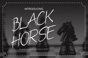 Black Horse Font Download