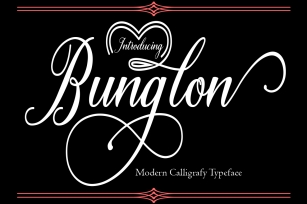 Bunglon Font Download