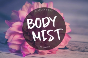 Body Mist Font Download