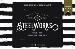 Steelworks Font Download