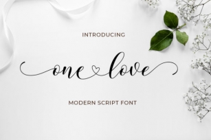 One Love Font Download