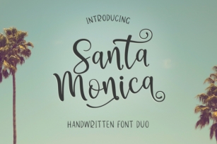 Santa Monica Duo Font Download