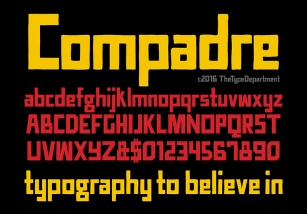 TTD Compadre Font Download