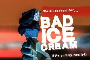 Bad Ice Cream Font Download