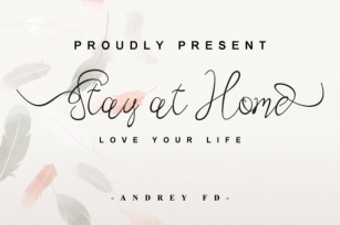 Stay at Home Font Download