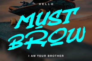Must Brow Font Download